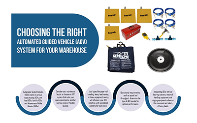 Choosing the Right Automated Guided Vehicle (AGV) System for Your Warehouse