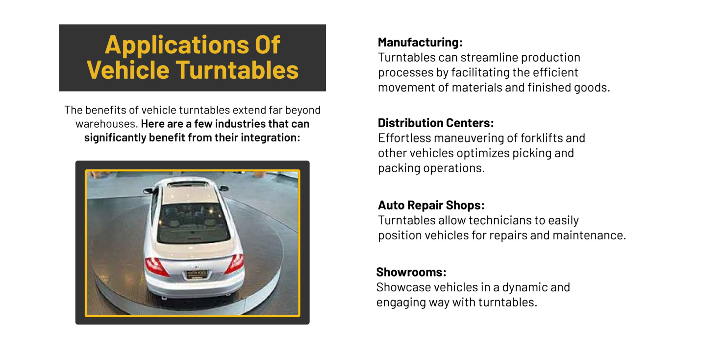 Vehicle Turntables Applications